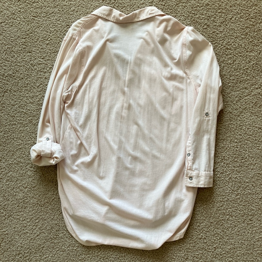 Women’s Sonoma Soft Pink Long Sleeve Shirt Size L - Picture 6 of 6
